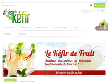 Tablet Screenshot of les-amis-du-kefir.com